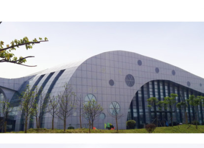 牡丹江会议中心外景网架工程